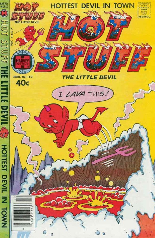 Hot Stuff, The Little Devil #153 VG ; Harvey | low grade comic All Ages