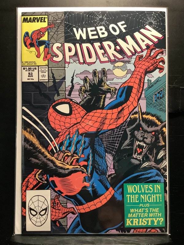 Web of Spider-Man #53 Direct Edition (1989)