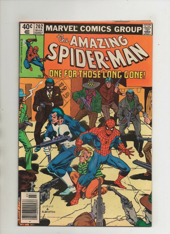 Amazing Spider-Man #202 - Punisher Cover - (Grade 8.5) 1980