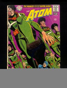 Atom #38 Sinister Stopover Earth! Mike Sekowsky Cover Art!