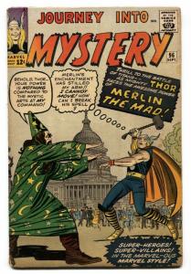 JOURNEY INTO MYSTERY #96 comic book 1963 MARVEL-THOR-MERLIN