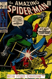 SPIDER-MAN  (1963 Series) (AMAZING SPIDER-MAN)  #93 Fair Comics Book 