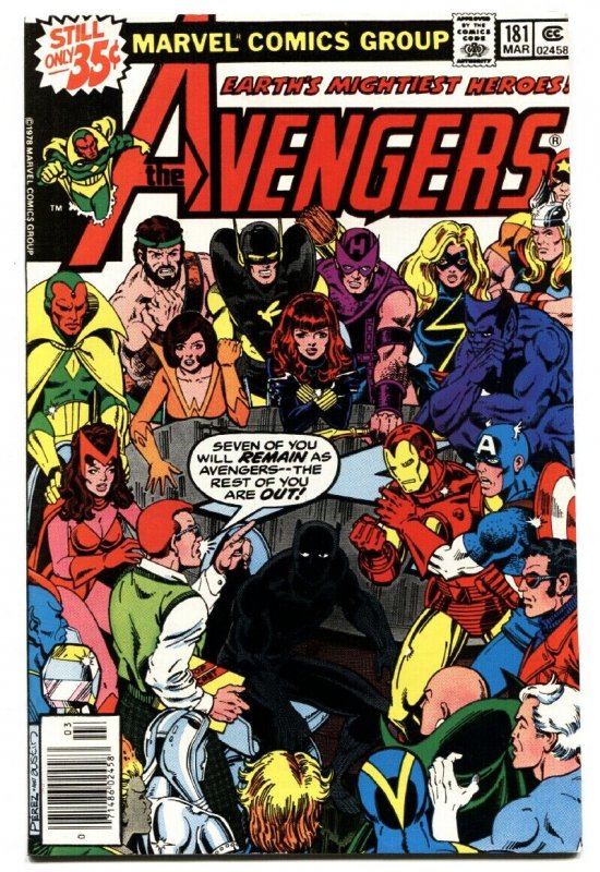 AVENGERS #181-first scott lang-BLACK PANTHER-ANT-MAN-HOT BOOK-VF.