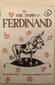 Story of Ferdinand the bull by leaf 1984 mint! School book club!