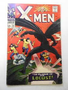 The X-Men #24 (1966) VG Condition ink front/back cover