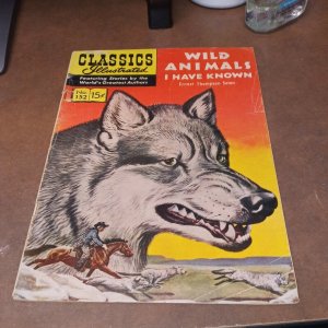 CLASSICS ILLUSTRATED #152 Wild Animals I Have Known Seton HRN 152 1959 1st print