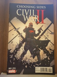 Civil War II: Choosing Sides #1 (2016) Variant Cover
