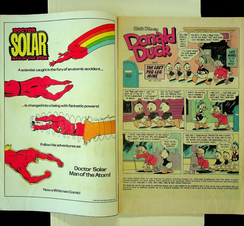 Donald Duck #230 (1981, Whitman) - Good