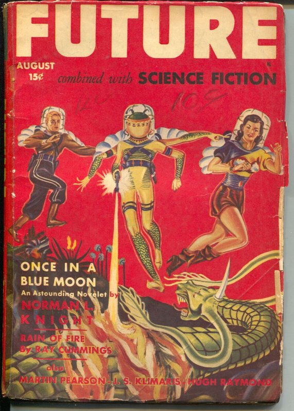 Future 8/1942-Columbia-Once In A Blue Moon-Norman L. Night-Blish-VG-