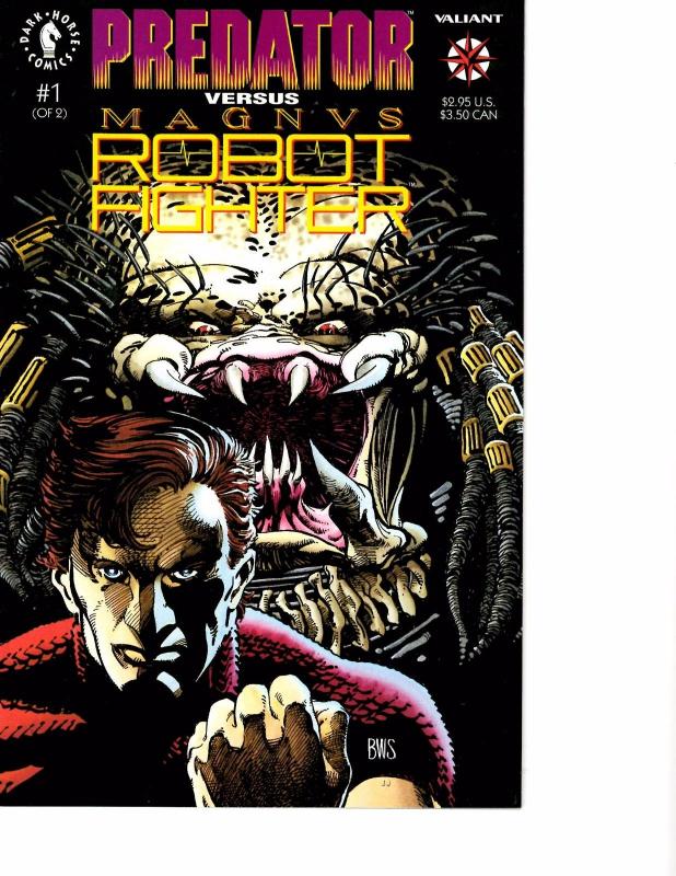 Lot Of 2 Comic Book Valiant Future Force #9 and Predator vs Magn #1AH12