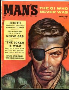 Man's Magazine March 1958-JOE E. LEWIS LIFE STORY/BELLE STARR VG/FN