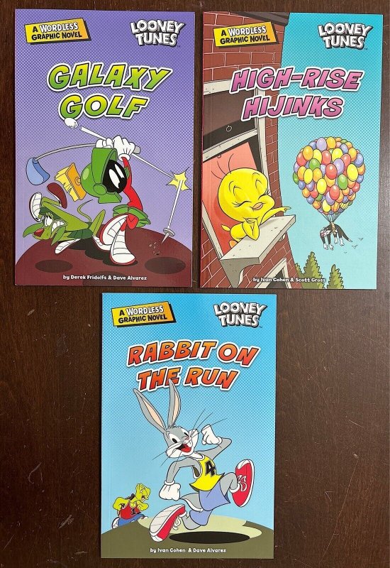 Looney Tunes Wordless TPB Lot of 3 - BUGS BUNNY Marvin Martian TWEETY