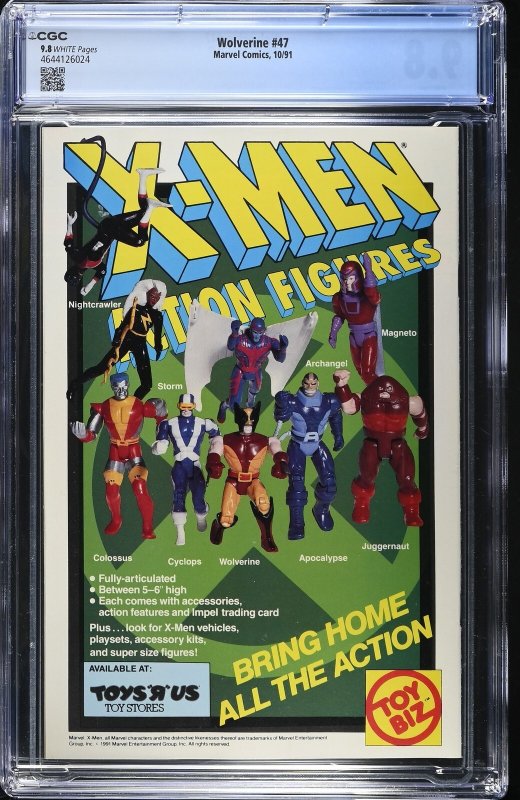 Wolverine #47 (10/91) Graded CGC 9.8