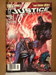 Justice League #6 VF/VF+ NEW 52 Very Late/HTF NEWSSTAND DARKSEID JIM LEE Cover