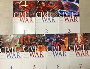 CIVIL WAR#1-7 VF/NM LOT 2006 MARVEL COMICS
