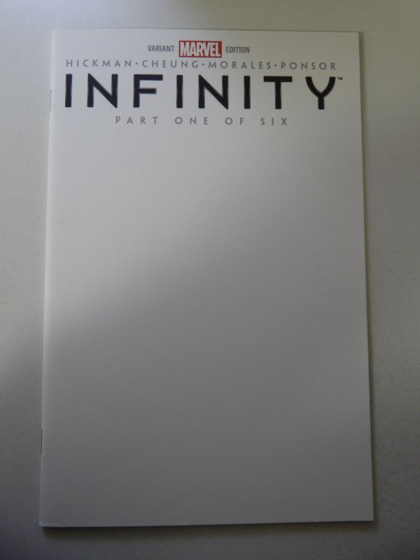 Infinity #1 Blank Cover (2013) VF/NM Condition