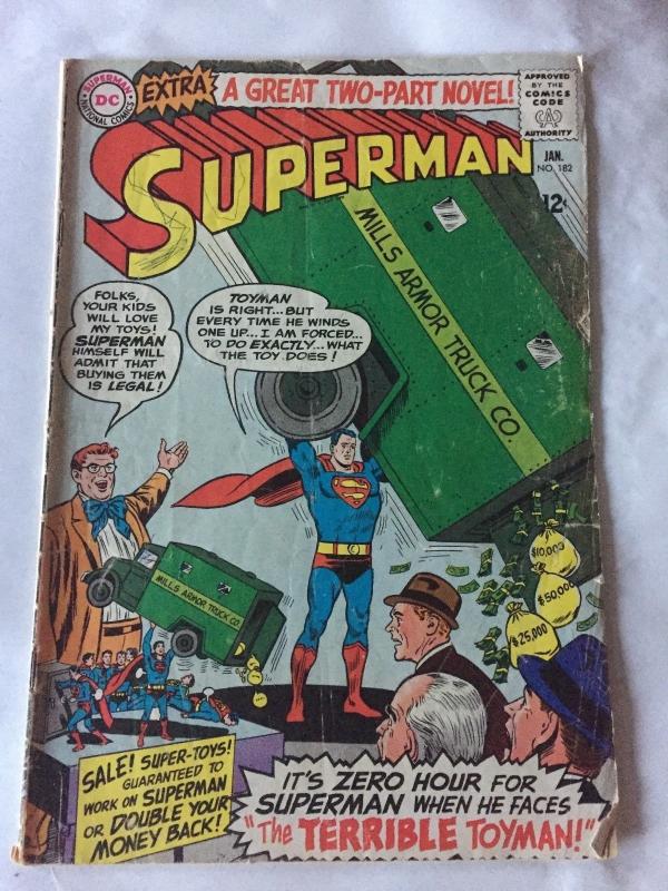 SUPERMAN -ASSORTED TITLES 8 BOOKS / GRADES VARY