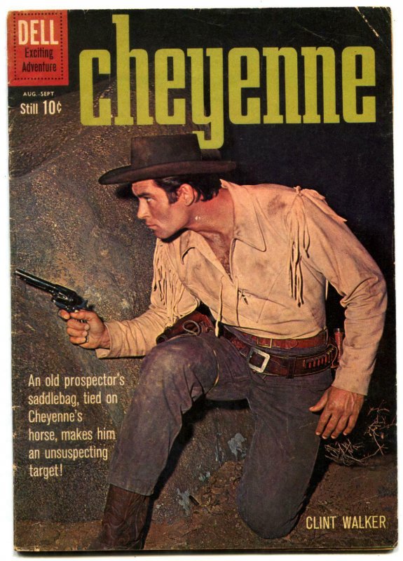 Cheyenne #17 1960 -Dell Western Clint Walker VG/F