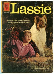 Lassie #57 1960- Collie cover- Dell Silver Age G+