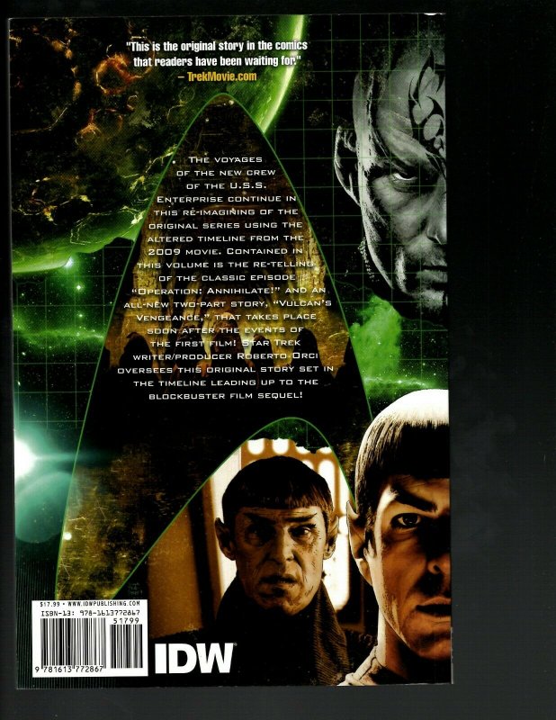 Star Trek Vol. # 2 IDW Comic Book TPB Graphic Novel Spock Kirk Enterprise J402