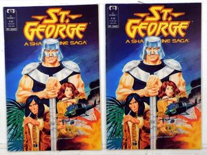 St. George Lot of 2 #7 x2 (1989) Epic Comics 1st Print Comic Books