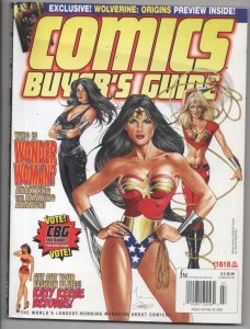 COMIC BUYERS GUIDE #1618, VF/NM, Wonder Woman cv, 2006, Wolverine Tucci