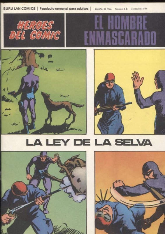 Hombre Enmascarado/Phantom de Burulan SOLO CUBIERTA nº 10: La ley de la selva