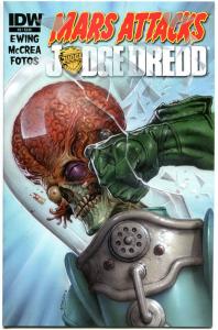 MARS ATTACKS JUDGE DREDD #1 2 3 4, VF+, 2013, IDW, Aliens, more MA in store