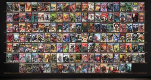 Huge Lot 150+ Comics with Justice League, Wolverine, Man Bat, Star Wars & More!