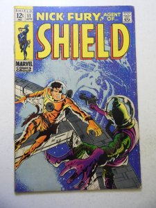 Nick Fury, Agent of SHIELD #11 (1969) VG+ Condition tape pull bc
