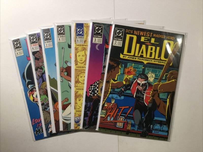 El Diablo 2 3 5 6 7 8 9 Lot Run Set Near Mint Nm Dc Comics