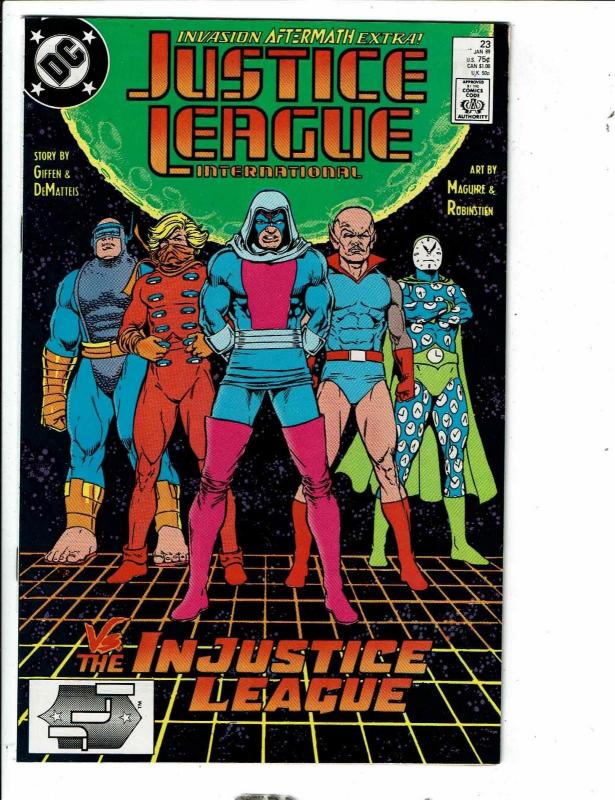 9 Justice League International DC Comics # 17 18 19 20 21 22 23 24 25 Flash CR13