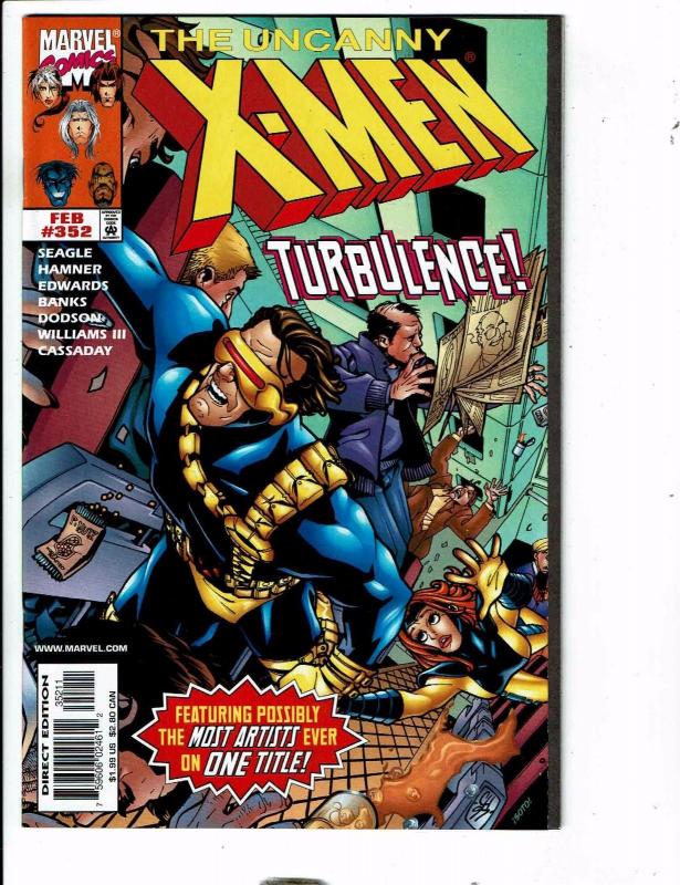 6 Uncanny X-Men Marvel Comic Books # 351 352 353 354 355 358 Wolverine RC10