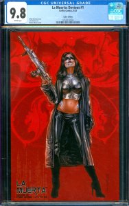 La Muerta Devious #1 Monte Moore Cyber Edition Coffin 2023 CGC 9.8