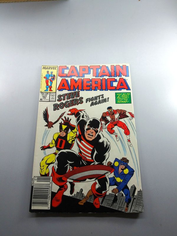 Captain America #337 (1988) - F/VF