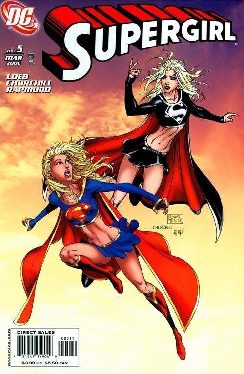 SUPERGIRL #05 (2006) IAN CHURCHILL | MICHAEL TURNER | RED TITLE | VARIANT A