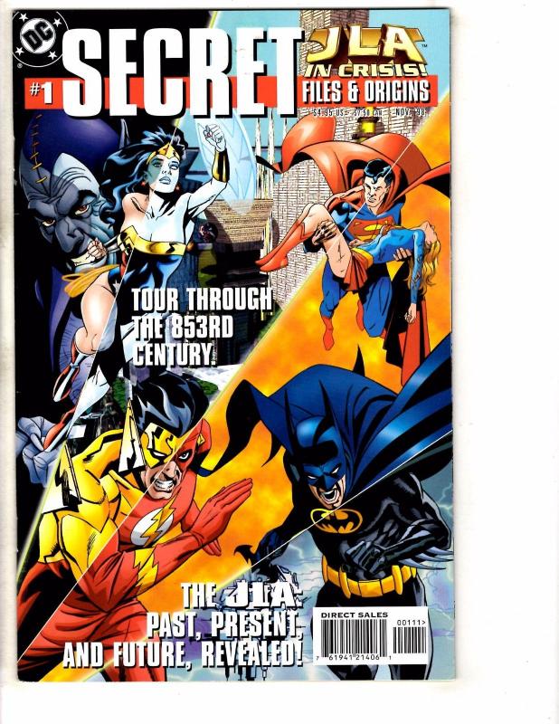 4 Secret Files & Origins DC Comic Books JLA # 1 2 3 JLA In Crisis # 1 J257