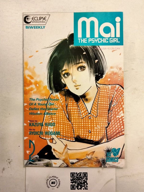 Mai the Psychic Girl #2 VF-NM Eclipse Comic Book 22 TJ71