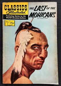 CLASSICS ILLUSTRATED #4 LAST OF THE MOHICANS VG 1966