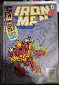 IRON MAN  # 314 1995  MARVEL DISNEY   NEWSTAND FANTASTIC VOYAGE