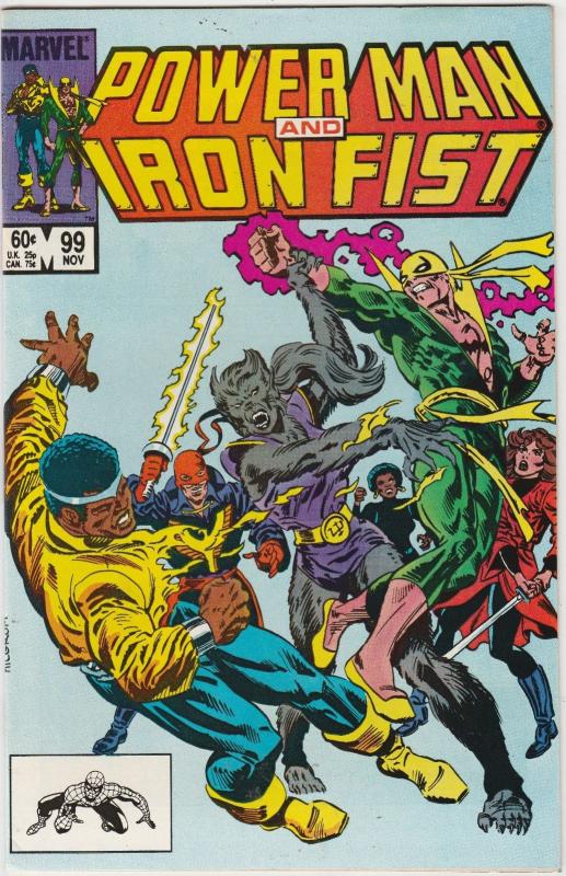 6 Power Man and Iron Fist Marvel Comic Books # 99 101 102 108 118 123 J195