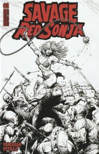 Savage Red Sonja # 3 Variant 1:10 Cover E NM Dynamite [U9]
