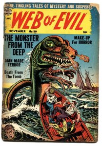 Web of Evil #20  1954 - Quality  -G- - Comic Book
