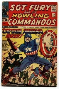Sgt. Fury And His Howling Commandos #13 comic book 1964-Captain America