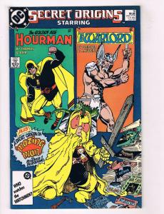 Secret Origins #16 FN DC Comics Comic Book JLA Hourman July 1987 DE34
