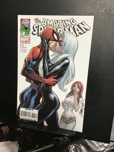 Amazing Spider-Man 606 2009 Black Cat kiss Super high grade NM/MT Richmond CERT!