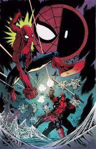 (2017) SPIDERMAN DEADPOOL #23 1:25 Scott Hepburn Variant Cover!