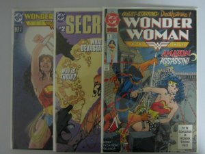 Wonder Woman set:#1-3 8.5 VF+(1998-2003)