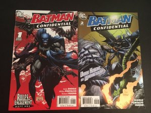 BATMAN CONFIDENTIAL #1, 2 VFNM Condition