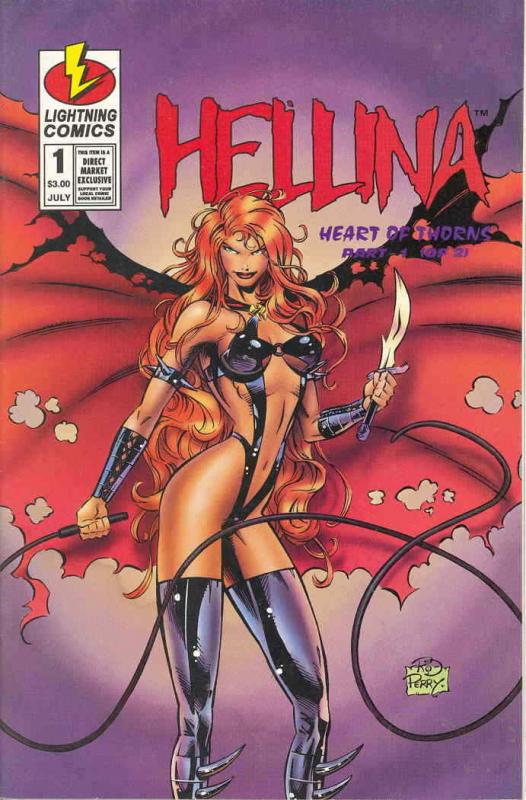 Hellina: Heart of Thorns #1 VF/NM; Lightning | save on shipping - details inside